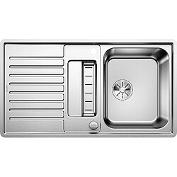 BLANCO 523663 Classic Pro 5 S-IF 5 S Vidage Télécommande, avec coque réversible Inox Brillante