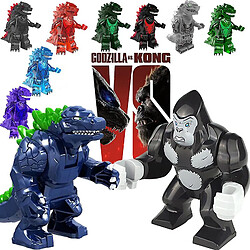 Universal Godzilla et King Kong Film Blocs de construction Mini poupées Chimpanzé Petites particules Blocs d'assemblage Poupée Jouet (Type B)