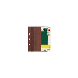 BOSCH Set de papiers abrasifs pour ponceuse vibrante - Perforé - Grain 60, 80, 120, 240 x 230 mm - Lot de 25