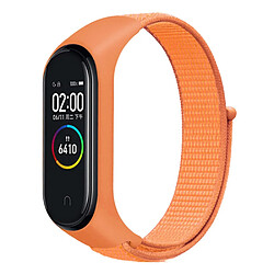 Bracelet en nylon réglable pour votre Xiaomi Mi Band 3/4/5/6/7 - papaye