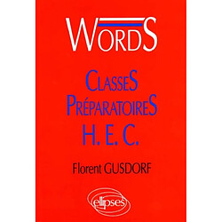 Words, classes préparatoires HEC : médiascopie du vocabulaire anglais - Occasion