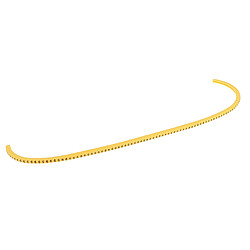 1000pcs Jaune Étiquette Marqueurs 0-9 Pour 1.5mm² Câble Fil Accessoires De Automobile