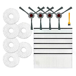 Pièces de rechange pour aspirateur Robot Ecovacs DEEBOT N9 N9 +, brosse latérale, filtre Hepa, accessoires en tissu, 17 pièces