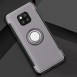 Wewoo Coque Etui de protection magnétique pour support bague rotation 360 degrés pour HuMate 20 Pro (Gris)