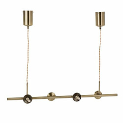 Paris Prix Pied de Lampe 4 Têtes Suspension Yuks 156cm Or