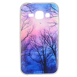 Wewoo Coque pour Samsung Galaxy J5 Arbres et Nuages Motif TPU Housse de protection