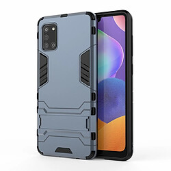 Coque en TPU garde cool avec béquille bleu pour votre Samsung Galaxy A31