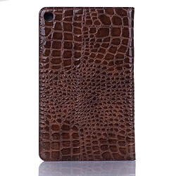 Avis Wewoo Housse Coque Etui à rabat horizontal en cuir texturé pour Galaxy Tab A 8 2019 P200 / P205avec porte-cartes et portefeuille Marron