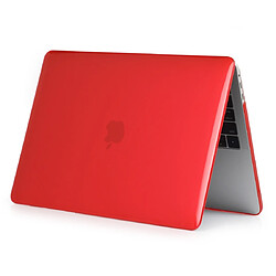 Avis Wewoo Housse Coque Mac Pour étui de protection Crystal Style ordinateur portable Macbook Pro de 16 pouces rouge