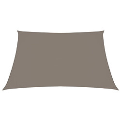 Helloshop26 Voile toile d'ombrage parasol tissu oxford carré 2 x 2 m taupe 02_0009473