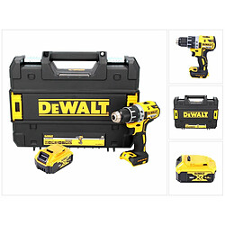 DeWalt DCD 791 18 V Perceuse sans fil Brushless avec boîtier TSTAK-Box + 1x Batterie DCB 184 5,0 Ah - sans Chargeur