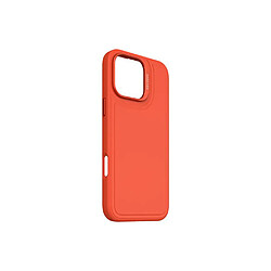 Decoded Coque pour iPhone 16 Pro Max Gamme Stacks MagSafe en Silicone Antimicrobienne Orange