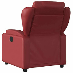 Acheter Maison Chic Fauteuil Relax pour salon, Fauteuil de massage inclinable électrique rouge bordeaux -GKD81795