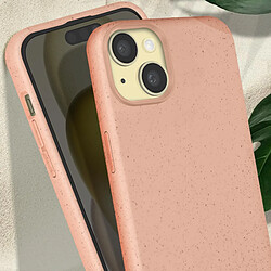 Acheter Avizar Coque cordon pour iPhone 15 Plus Silicone Recyclable Classic Case Bio Rose