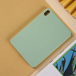 Coque en silicone anti-rayures vert clair pour votre iPad mini (2021)