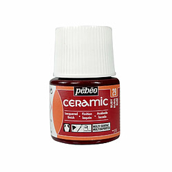 Pebeo Peinture céramique et multi-surfaces - Rubis - 45 ml