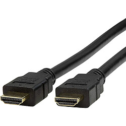 LogiLink CH0080 Câble HDMI ultra haute vitesse pour résolutions jusqu'à 10 K (8 K @ 60 Hz et 4 K @ 120 Hz) avec jusqu'à 48 Gbps, 3D Dynamic HDR/eARC/ALLM/QFT/QMS/VRR/Deep Color, 5 m, noir