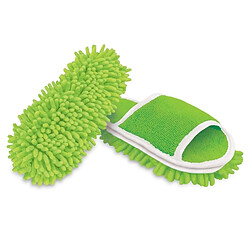 Totalcadeau Chaussons Patins Clean and Go nettoyant pour le sol