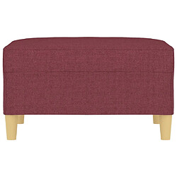 Avis Maison Chic Repose-pied,Tabouret confortable Rouge bordeaux 70x55x41 cm Tissu -MN92709