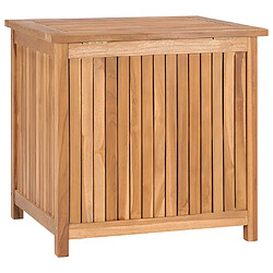 Avis vidaXL Boîte de rangement de jardin 60x50x58 cm Bois de teck solide