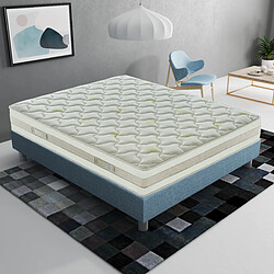 Materassi&Doghe Matelas mémoire de forme Haut 25 cm 9 Zones ROMA