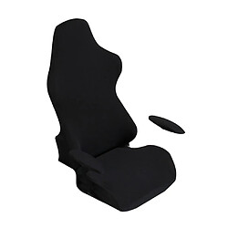 pivotant fauteuil housse cybercafé siège de bureau accoudoir housse noir