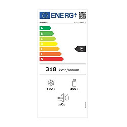 Acheter Réfrigérateur américain HISENSE - RS711N4WCE - 2 portes - Classe énergétique E - 91 x 64,3 x 178,6 cm - Inox