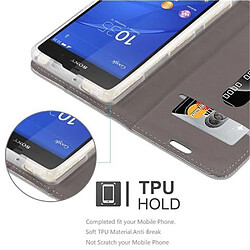 Cadorabo Coque Sony Xperia Z2 COMPACT Etui en Gris pas cher