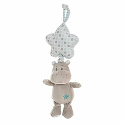 BigBuy Kids Peluche Hochet Hippopotame 35 cm Bleu