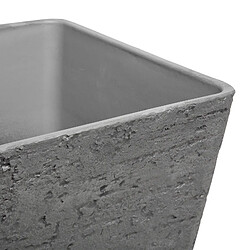 Acheter Beliani Lot de 2 cache-pots gris 49 x 49 x 53 cm DELOS