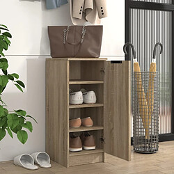 Avis Maison Chic Armoire à Chaussures,Meuble de Rangement à Chaussures Chêne Sonoma 30x35x70 cm Bois d'ingénierie -MN26706