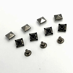 Acheter Pyramid Square Stud Spikes Vis Point Spot Sac Chaussures En Cuir Artisanat DIY 8mm