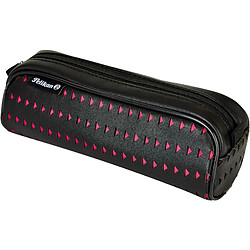 Pelikan Trousse ronde Lasercut, noir / rose ()