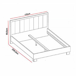 Avis Mes Chambre complète avec lit 160 cm décor chêne - YLIES