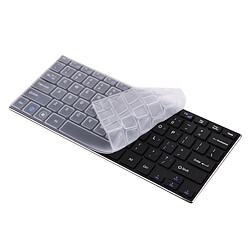 Wewoo Clavier sans fil QWERTY noir pour Ordinateur PC Portable HK3910 2.4GHz Sans 78 Touches Métal Ultrathin avec Couverture de + Sans Souris Optique avec Récepteur USB Embarqué pas cher