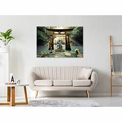 Paris Prix Tableau Imprimé Buddha Smile Wide 60 x 90 cm