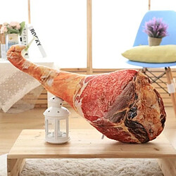 Universal 50cm Nouveauté Peluche Nourriture Jambon Jouet Oreiller Cadeaux drôles Remplissage souple Impression 3D Baton Peluche Enfants Garçon Fille Cadeaux | Oreiller de luxe pas cher