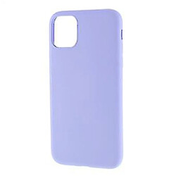 Universal Étui en silicone liquide violet doux pour votre iphone Apple 11 6,1 pouces