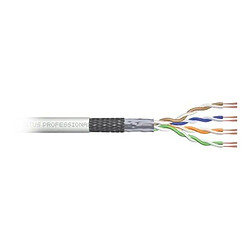 DIGITUS CAT 5e SF-UTP patch cable raw length 305 m paper box AWG 26/7 PVC Simplex couleur grise