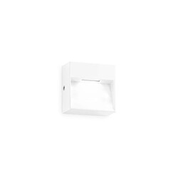 Ideal Lux Applique Murale Extérieure LED Intégrée Carrée Blanc 160Lm 3000K IP65