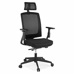 Paris Prix Fauteuil de Bureau Ergonomique Trano 131cm Noir