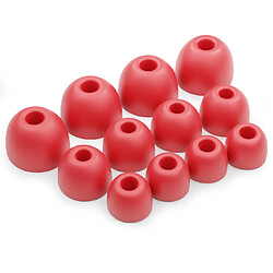 OKULI 12 x Écouteurs en Silicone Embouts d'oreilles pour BEATs Studio Buds, Fit Pro Casque Écouteurs en Rouge