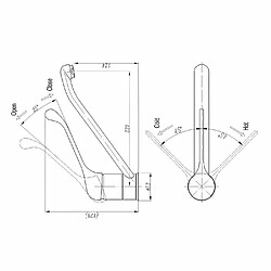 ROUSSEAU Robinet mitigeur de cuisine Edinburgh PMR - Sans douchette - Chromé