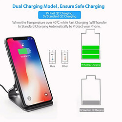 Universal Chargeur sans fil 15W pour 1211 Pro XS X Xiaomi Samsung S20 S10 Chargeur de téléphone mobile rapide | Chargeur sans fil