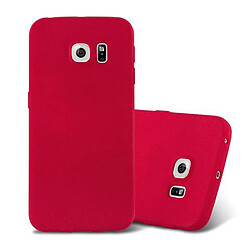 Cadorabo Coque Samsung Galaxy S6 EDGE Etui en Rouge