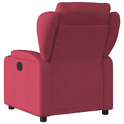 Acheter vidaXL Fauteuil de massage inclinable électrique Rouge bordeaux Tissu