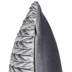 Acheter Beliani Lot de 2 coussins ECLIPTA 45 x 45 cm Unicolore Gris