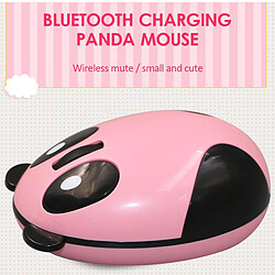 Acheter Mini Souris de Jeu Sans Fil 2.4G Portable Mignon Panda 1200 DPI 3 Boutons Rose