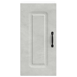 Avis vidaXL Armoire murale de cuisine Kalmar gris béton bois d'ingénierie