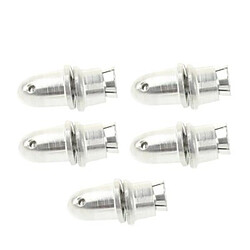 Wewoo Argent 5 PCS 3mm avion à pas fixe hélice adaptateur balle